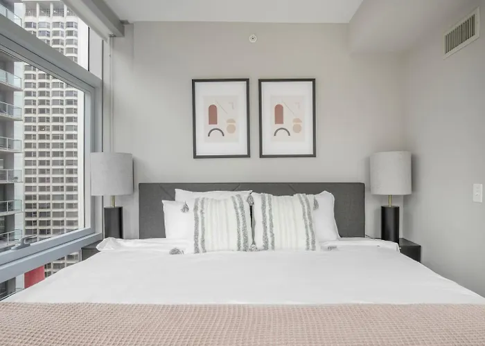 Appartamento Streeterville 2br W Lounge Pool Nr Riverwalk Chi-1003
